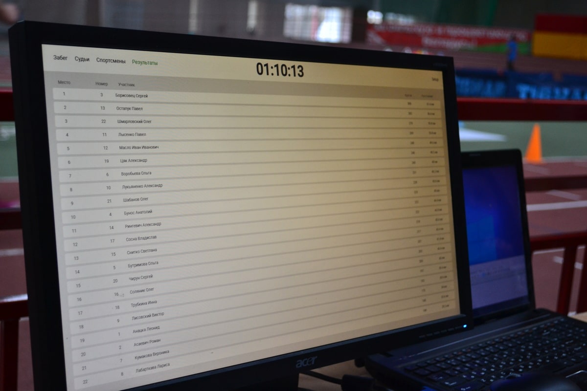 Система подсчета кругов и тайминг в реальном времени