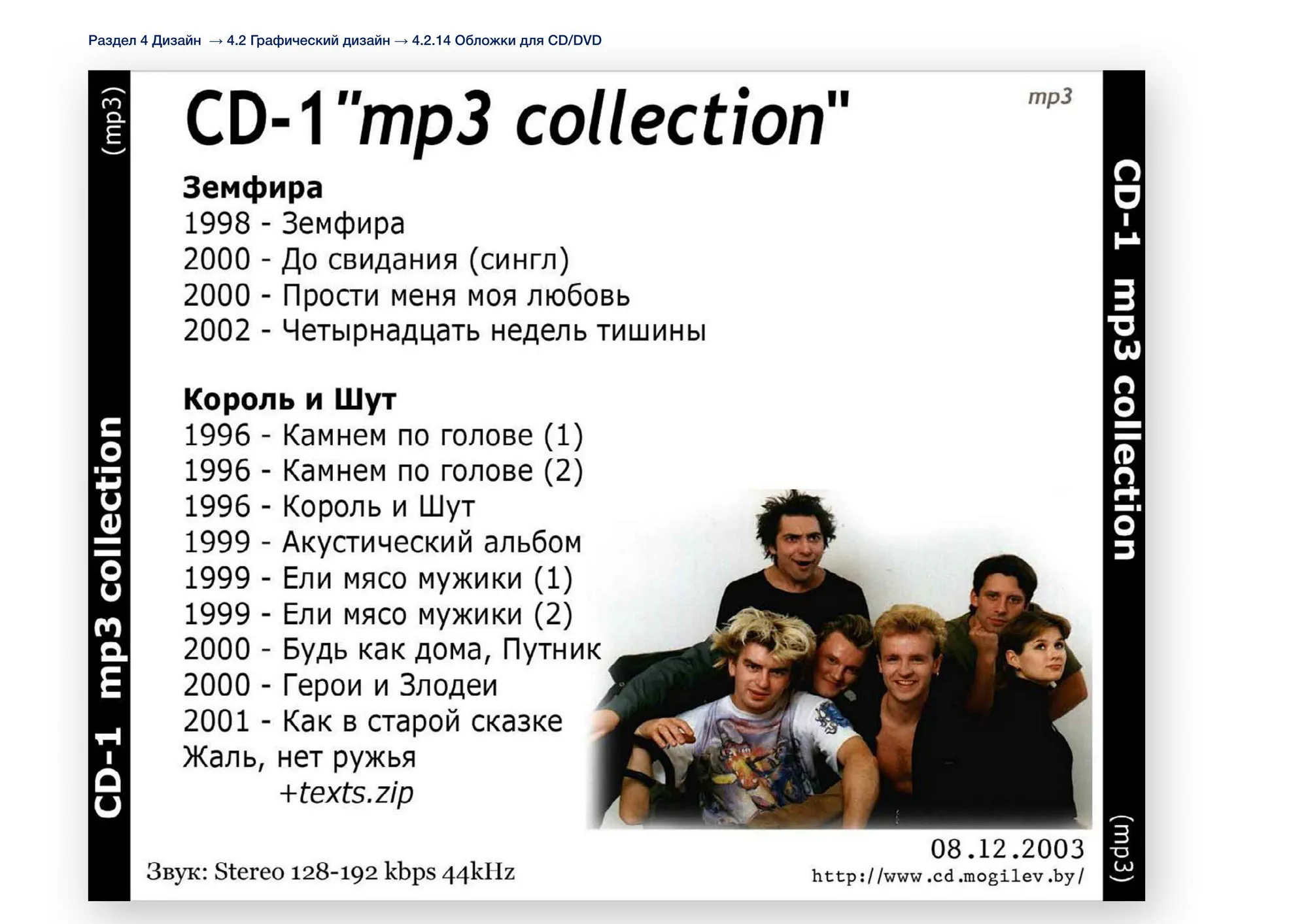 Обложки для CD/DVD
