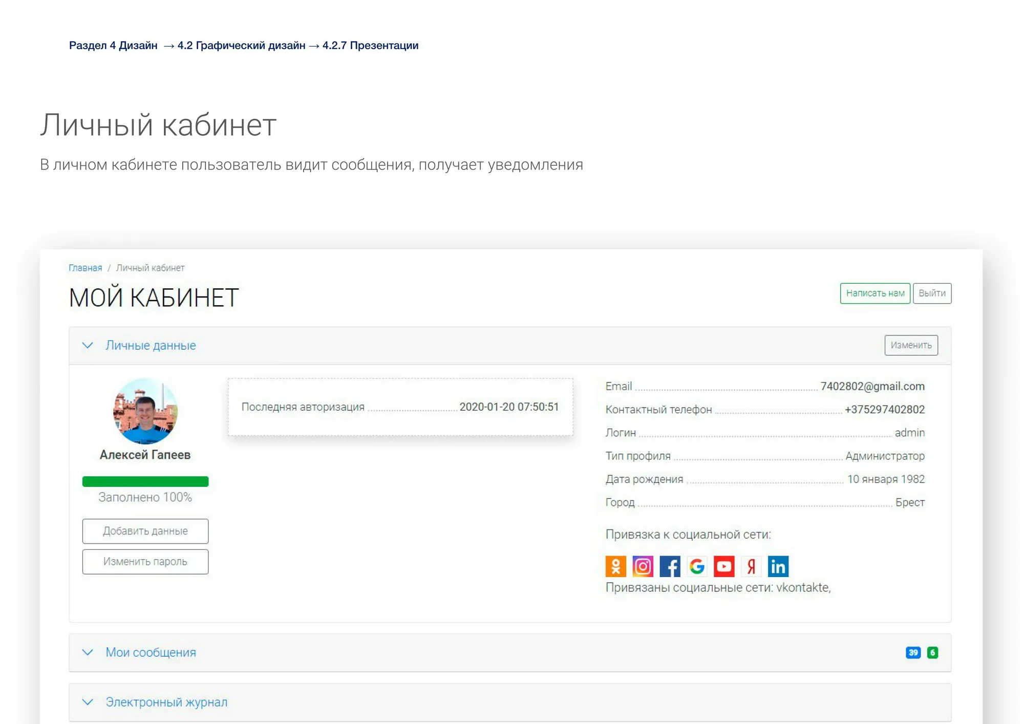 Презентации